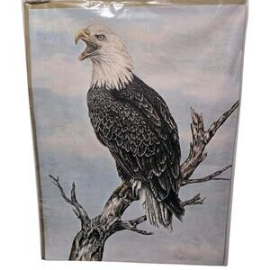 Patti Lindstrand Alaskan Sketches Bald Eagle 1984 Limited Edition/2000 Signed